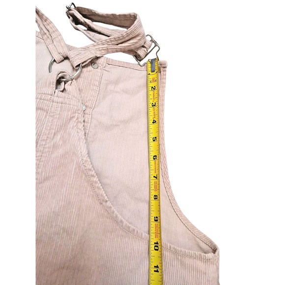 Forever 21 Corduroy Jumper Mini Dress Women’s Sz M Pink Preppy Gorpcore Festival - Picture 11 of 14